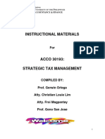 IM Strategic Tax Management