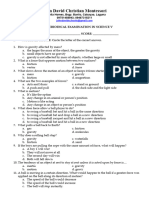 Third Periodical Examination in Science V