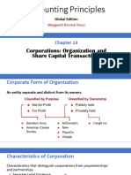 Ch13 - Corporations - Organization and Share Capital Transactions