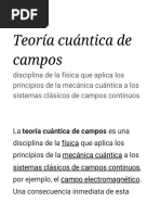 Teoría Cuántica de Campos - Wikipedia, La Enciclopedia Libre