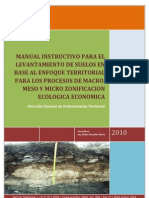 Manual Instructivo para El Levantamiento de Suelos