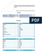 Income & Expenditure Form