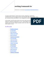 Linux Networking Commands