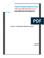 Capital Goods Procurment Manual