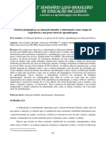 Praticas Pedagogicas Na Educacao Infantil A Alimentacao Como Campo de Experiencia e Um Prato Cheio de Aprendizagens