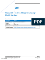 Global Ehs Control of Hazardous Energy Cohe Standard