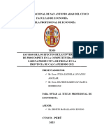 Estudio de Los Efectos de Las Inversiones de Procompite en La Competitividad D Ela Cadena de Fresas en La Porvincia de Calca 2021