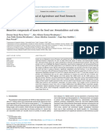 Bioactive Compounds of Insects For Food Use. Potentialities and Risks