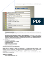 Formulación de Los Presupuestos Financieros