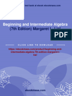 Instant Download Beginning and Intermediate Algebra (7th Edition) Margaret L. Lial PDF All Chapter