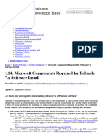 Microsoft Components Required For Palisade 7.x Software Install - Palisade Knowledge Base