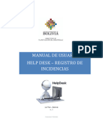 Manual Mesa de Ayuda - HelpDesk