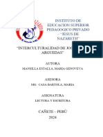 Interculturalidad de Jose Maria Arguedas