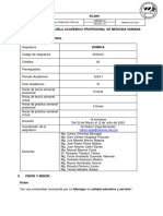 Upnw 2023 - I Química MH2032 Eapmh