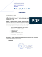 Comunicado N 1