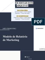 Relatório de Marketing Mensal