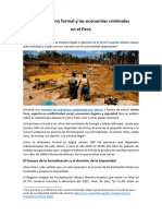 Cual Es La Situación de La Mineria Ilegal e Informal en El Peru