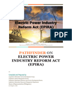 Pathfinder On Electric Power Industry Reform Act