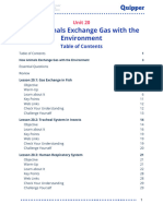 ELS SHS Unit 20 How Animals Exchange Gas With The Environment (Study Guide)