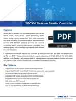 SBC300 Enterprise Session Border Controller Datasheet v2.0