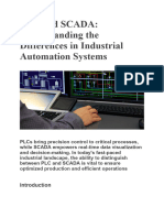 PLC and SCADA