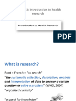 Lecture 3 - BPHC306-Introduction To Health Research