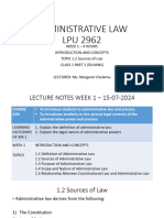 Lecture Notes WK 1 Class 1 Part 2 Sources of Law