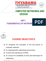 UNIT 1 Fundamentals of Networks Design