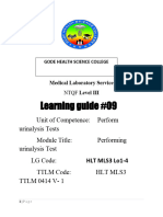 M. 09 Perform Urinalysis