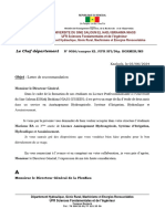 Lettre de Recommandation FlexEau-2