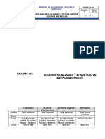 RMA-PTS-002 - Aislamiento, Bloqueo y Etiquetado Equipos Mecá 1