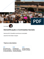 Sociologia - Estratificação e Contrastes Sociais