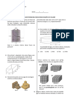 Exercícios Volume de Sólidos 9° Ano