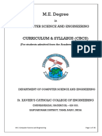 CSE PG Syllabus Sem 1 To 4 Websites