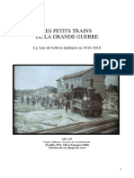 Les Petits Trains de La Grande Guerre