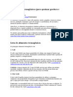 13 Alimentos Termogênicos