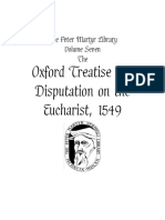 The Oxford Treatise and Disputation On The - Joseph C. McLelland