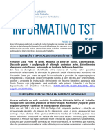 2023 Informativo TST Cjur n0281