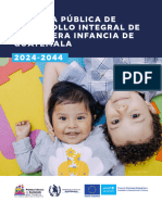 Politica Publica Desarrollo Integral Primera Infancia Guatemala