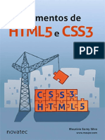 Fundamentos de HTML5 e CSS3 Maurício Samy Silva