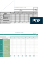 Plantilla Excel Limpieza de Bano