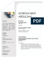 Resume Noritah Binti Abdulsah