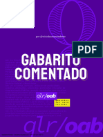 Gabarito Comentado - OAB 39