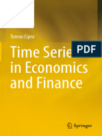 Cipra T. (2020) - Time Series in Economics and Finance. Springer