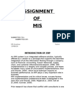 Assignment of MIS