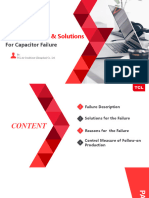 Analysis Report & Solutions For Capacitor Failure V7