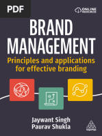 Jaywant Singh, Paurav Shukla - Brand Management - Principles and Applications For Effective Branding-Kogan Page (2024)