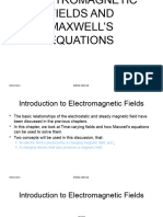 Chapt 4 Time Varying Fields and Maxwell's Equations