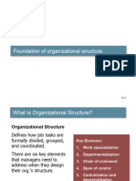 Foundations of Organization Structure