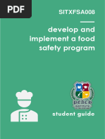 SITXFSA008 - Student Guide